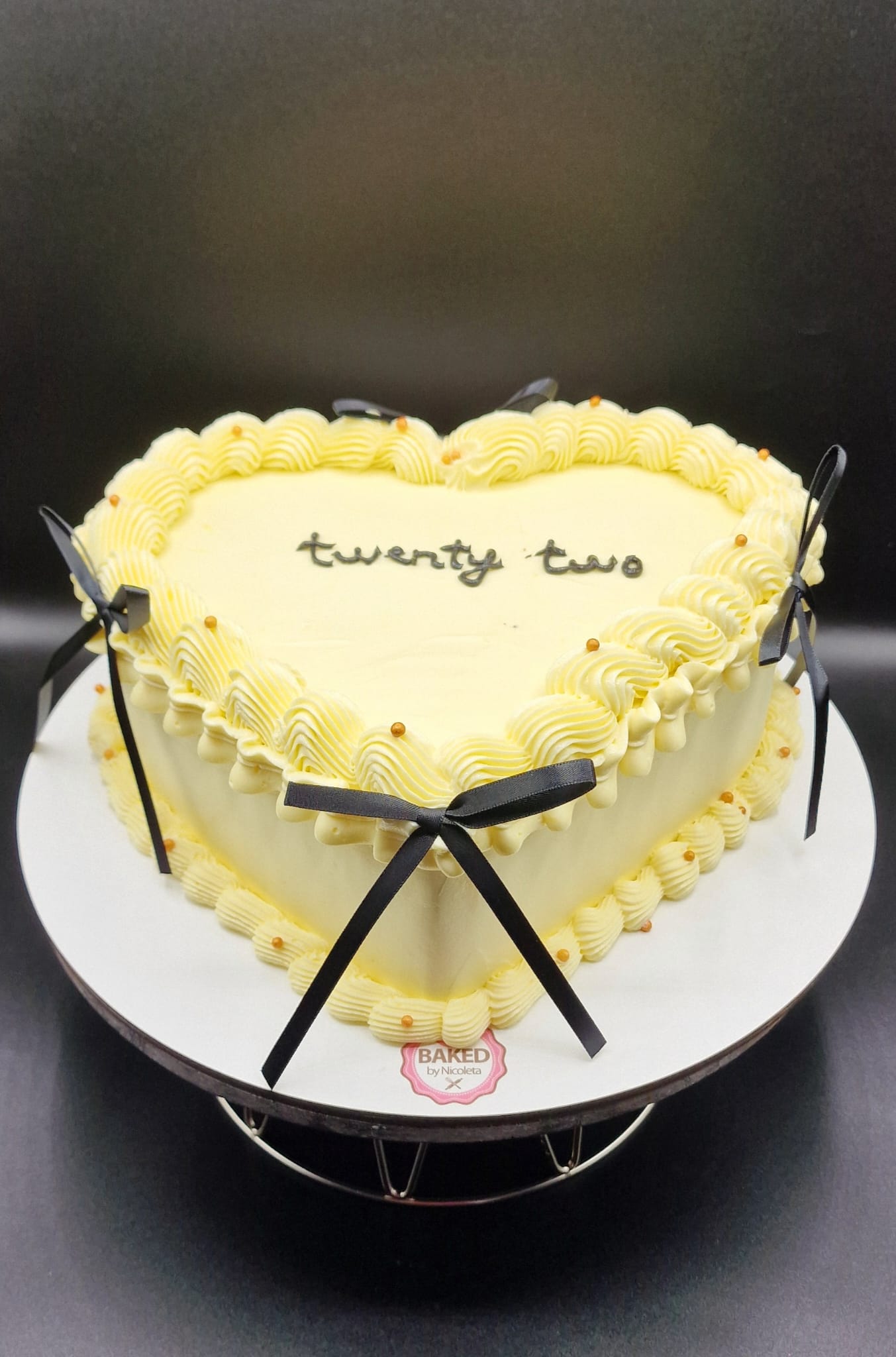 Bespoke custom celebration cake for Ladies & Elegance handcrafted by Nicoleta